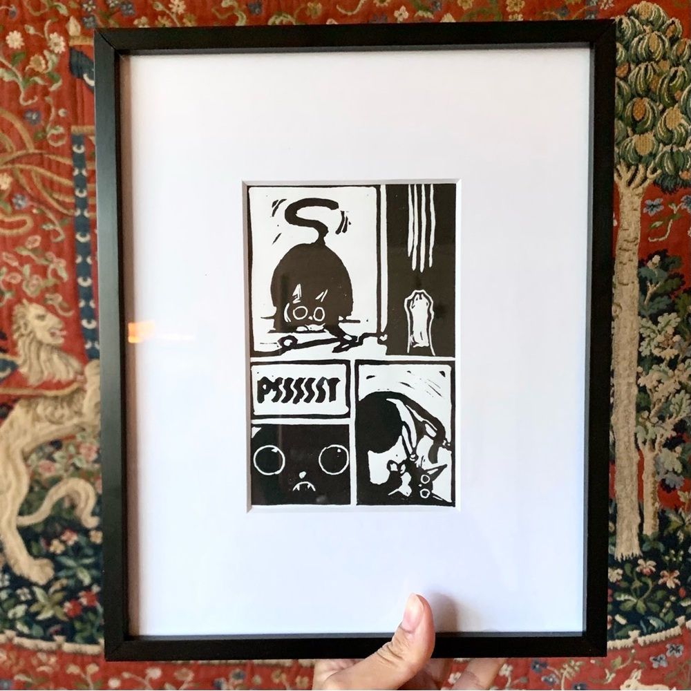 “Cat Shenanigans” Framed Art Print